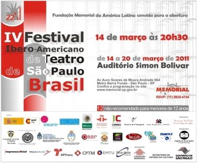 Read more about the article 4º Festival Ibero-Americano de Teatro de São Paulo