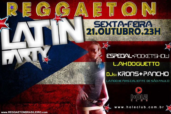 Read more about the article Reggaeton Latin Party na Hole Club/SP