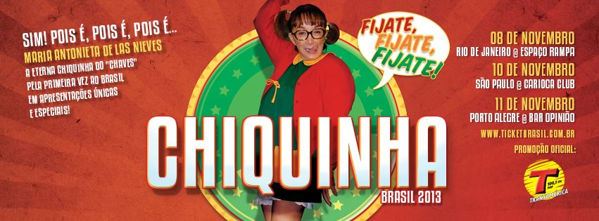 Read more about the article Chiquinha faz shows no Brasil