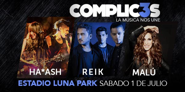 Read more about the article Cómplices: Show reúne Ha*Ash, Reik e Malú em Buenos Aires